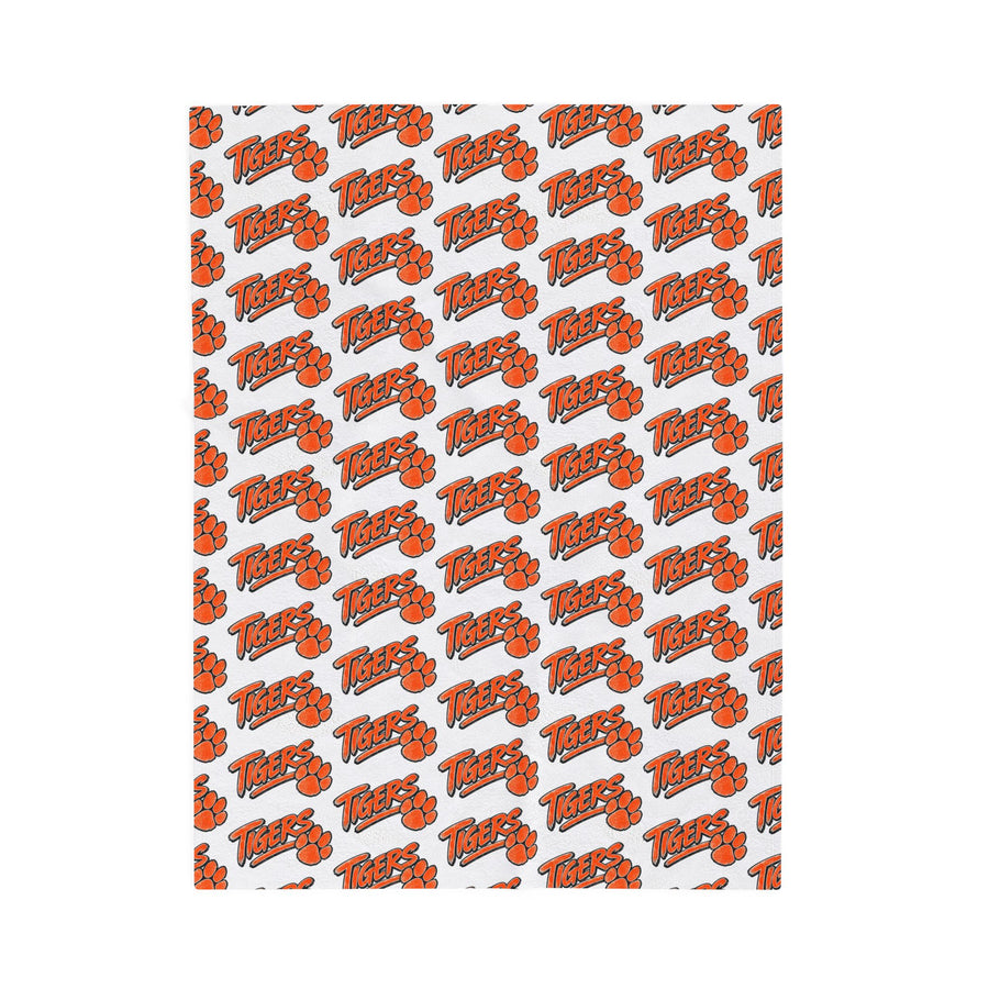 Tigers Team Logo Cozy Throw