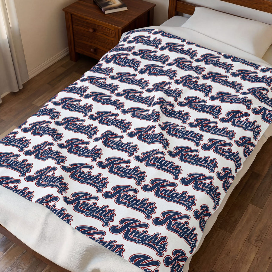 Knights Team Logo Cozy Throw
