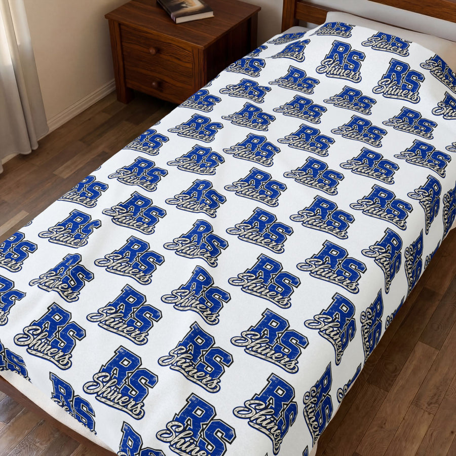 RS Shiners Team Logo Cozy Throw