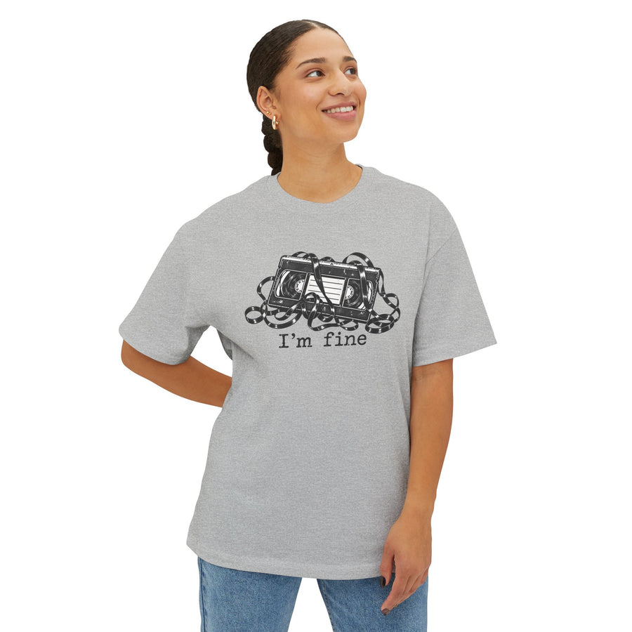 "I'm Fine" Oversized Tee