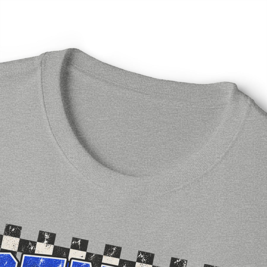 Senior 2027 Checkerboard Oversized Graphic Tee