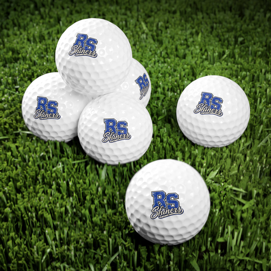 RS Shiners Golf Balls, 6pcs