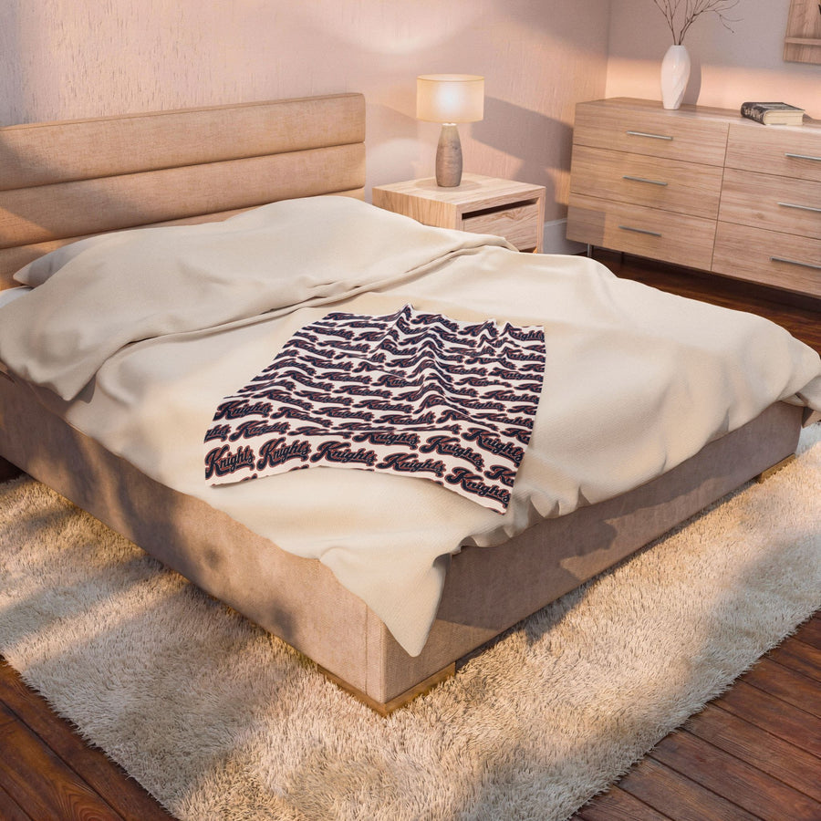 Knights Team Logo Cozy Throw