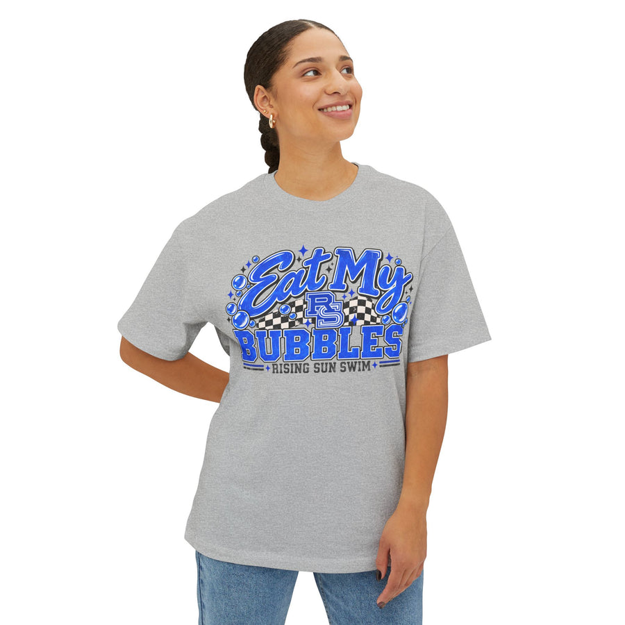 "Eat My Bubbles" Swim Oversized Tee