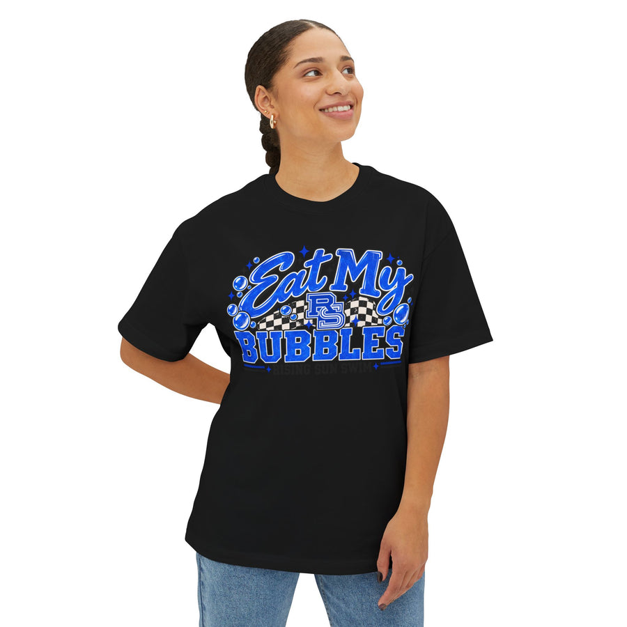 "Eat My Bubbles" Swim Oversized Tee