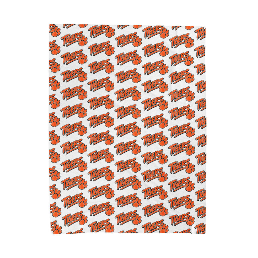 Tigers Team Logo Cozy Throw
