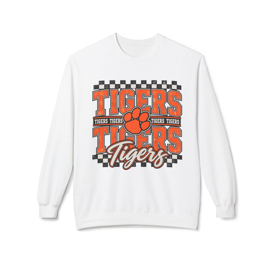 Checkered Tigers GILDAN Unisex Softstyle Fleece Crewneck Sweatshirt