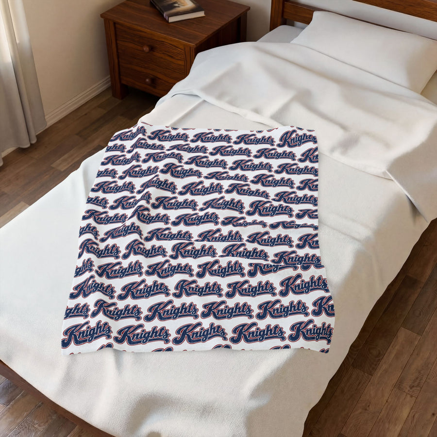 Knights Team Logo Cozy Throw