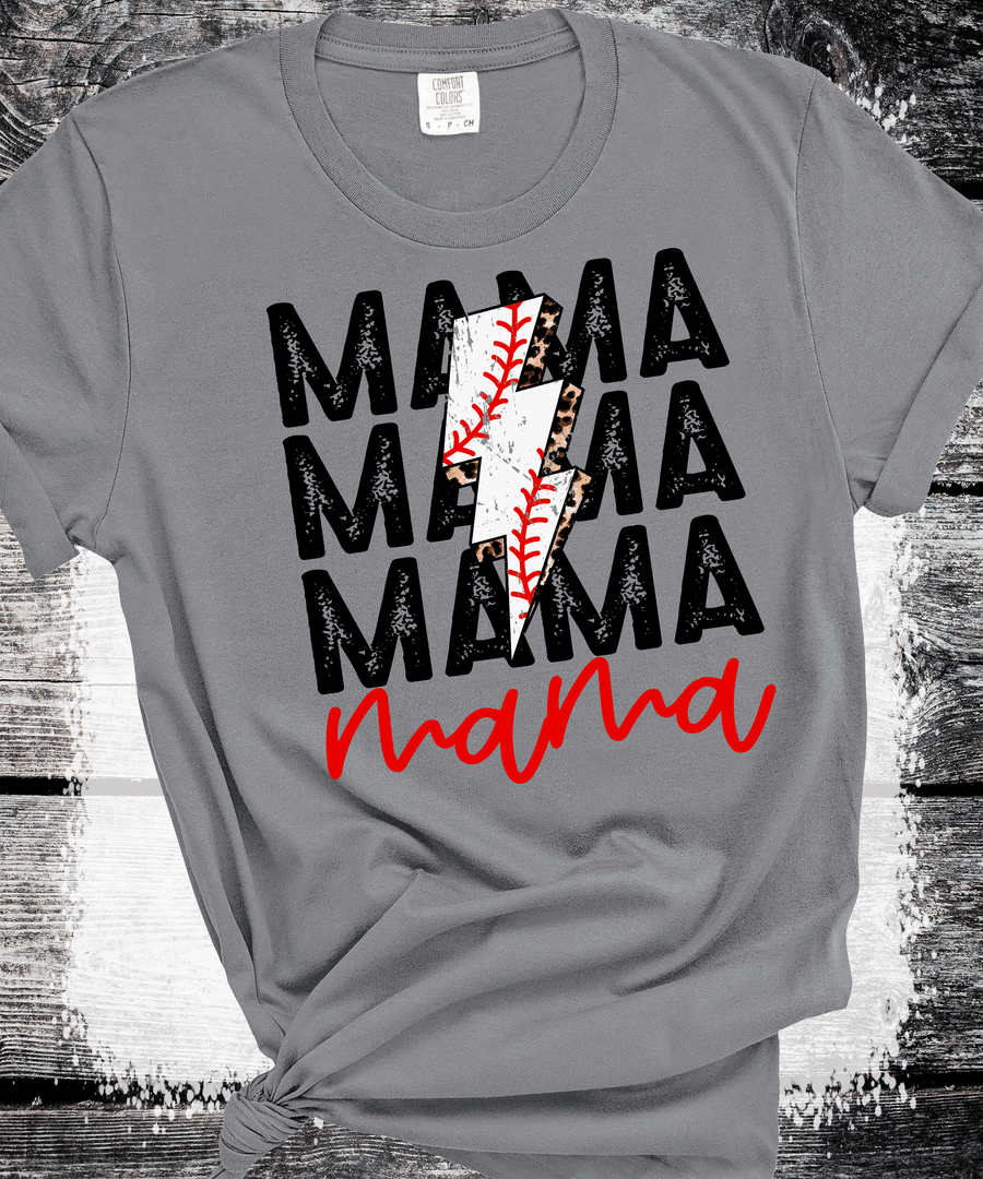 Baseball Mom LIghtning Bolt, Baseball Mom Shirt, Baseball Shirt For Women, Sports Mom Shirt, Mothers Day Gift, Family Baseball Shirt, Baseball Lover
