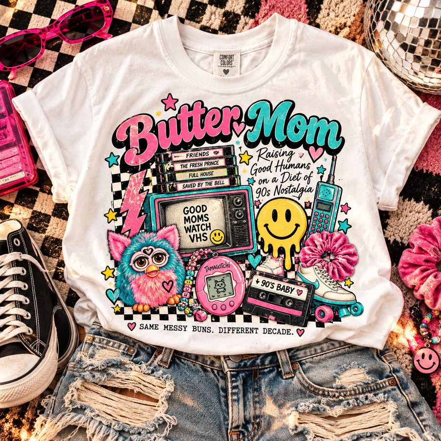 "Butter Mom" Women’s Crop Top