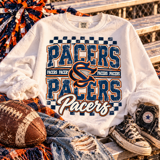 Checkered Pacers Crewneck Sweatshirt
