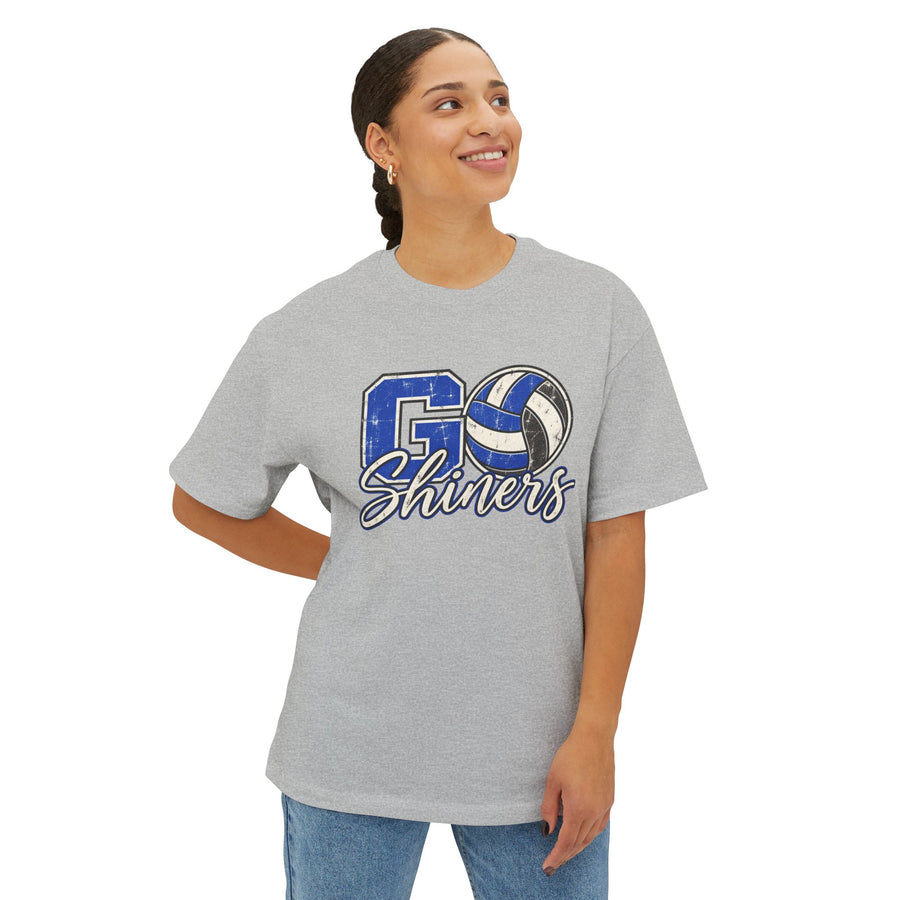 "Go Shiners" Volleyball Oversized Tee