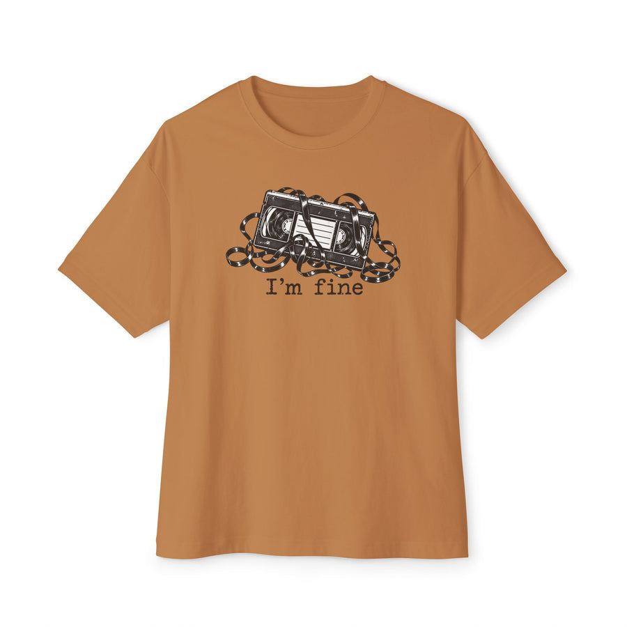 "I'm Fine" Oversized Tee