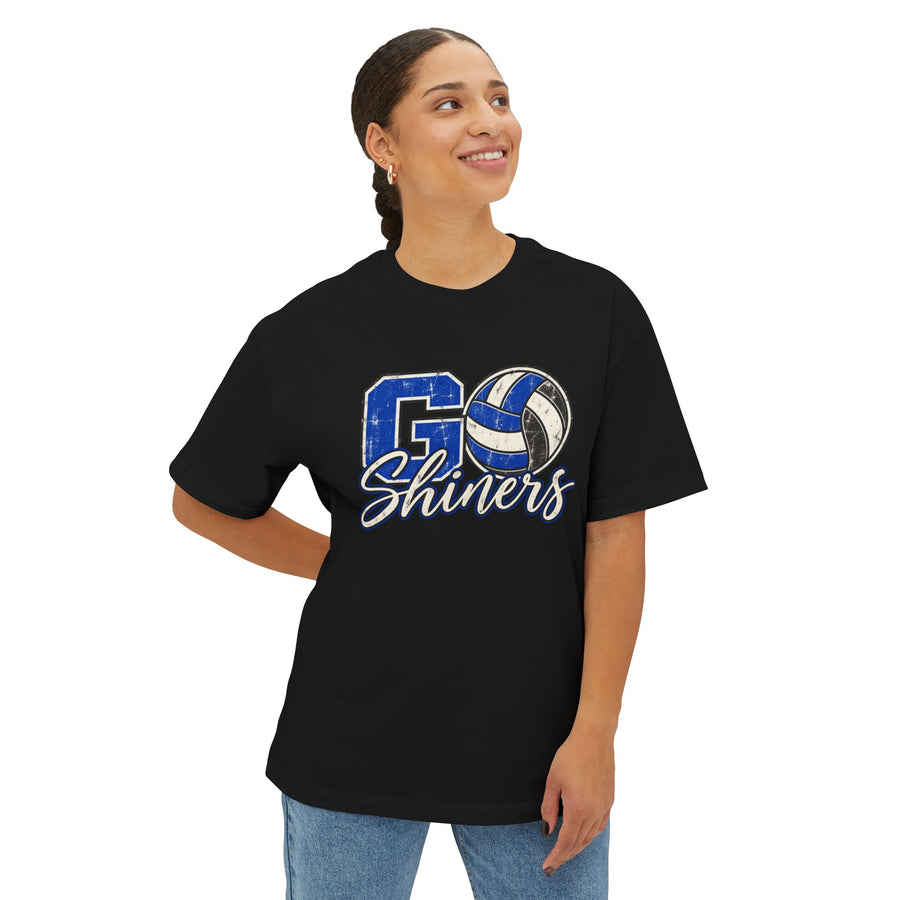 "Go Shiners" Volleyball Oversized Tee