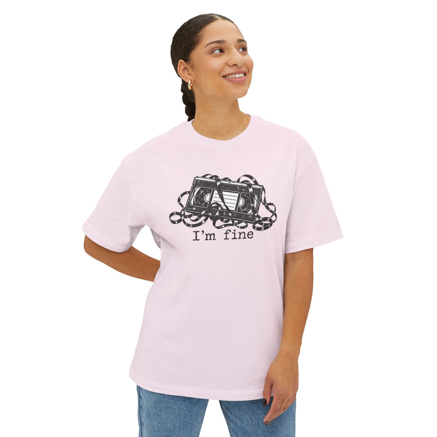 "I'm Fine" Oversized Tee