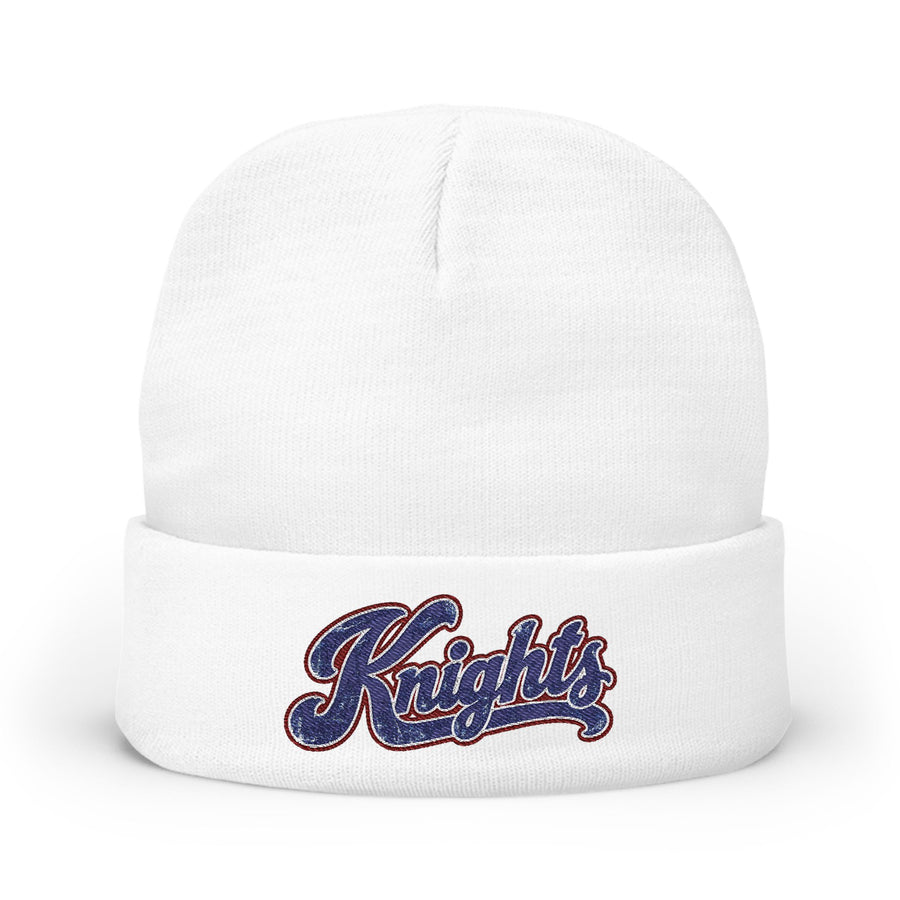Knights Embroidered Knit Beanie