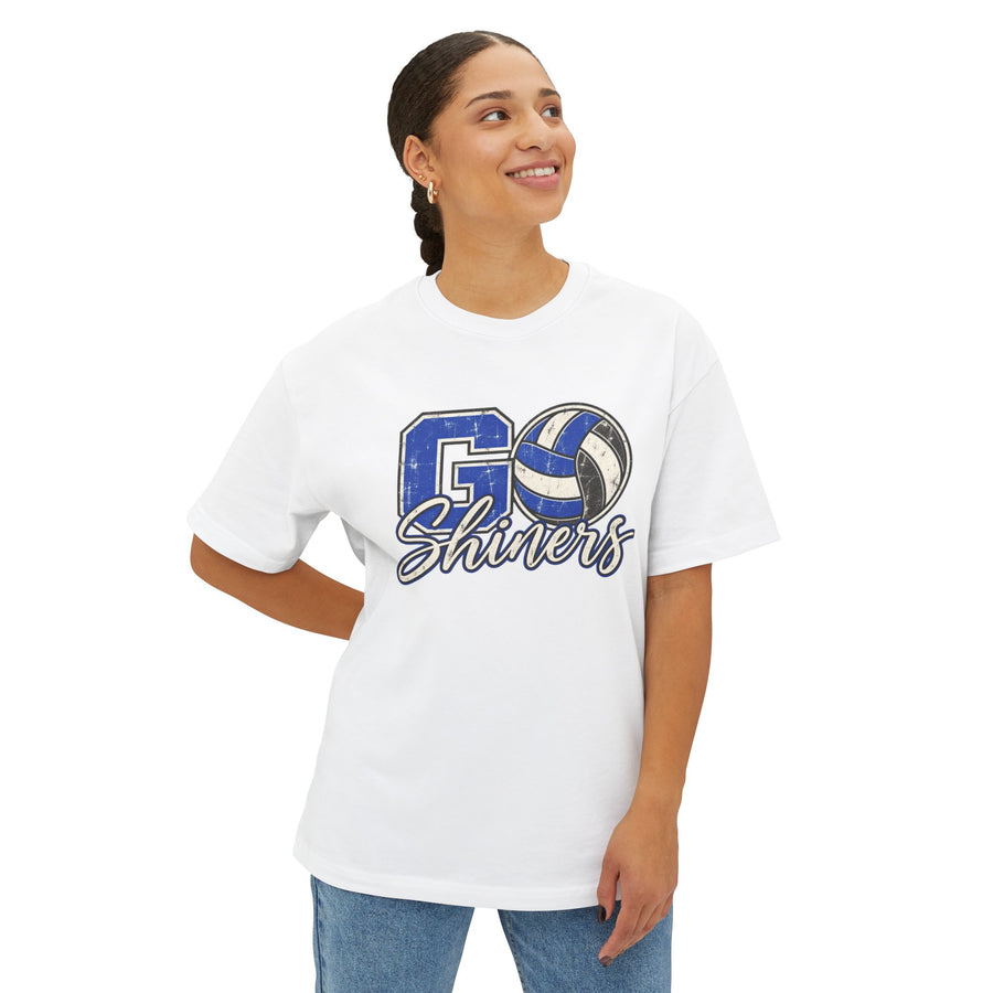 "Go Shiners" Volleyball Oversized Tee