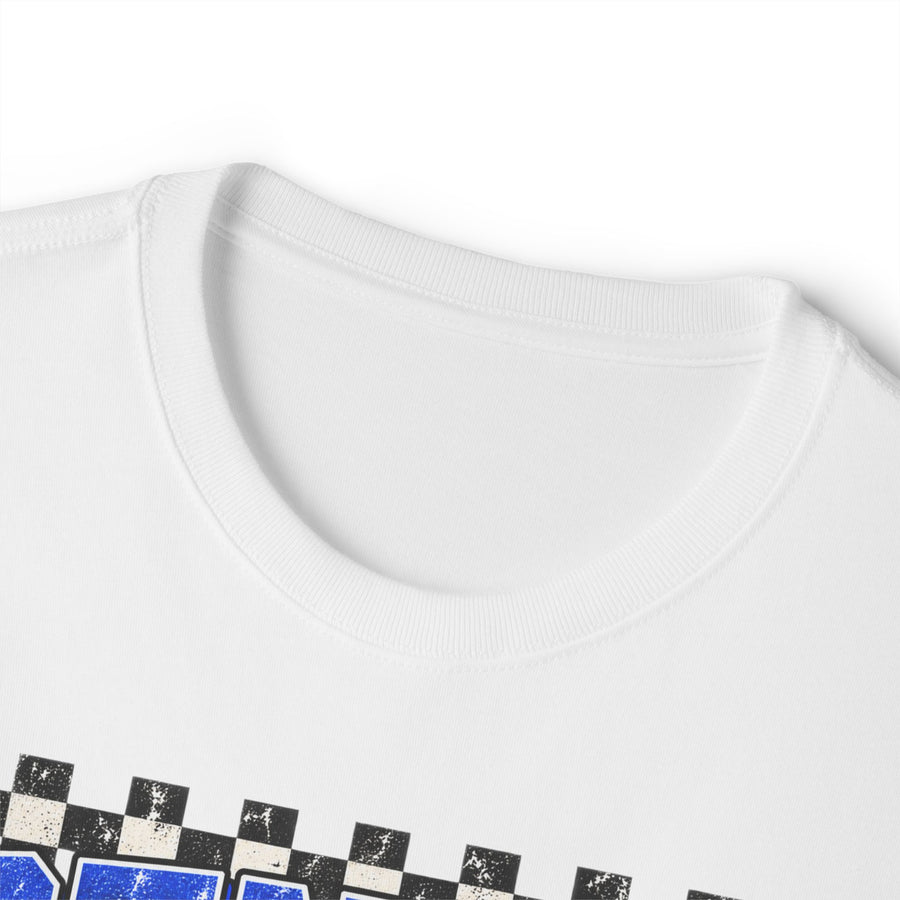Senior 2027 Checkerboard Oversized Graphic Tee