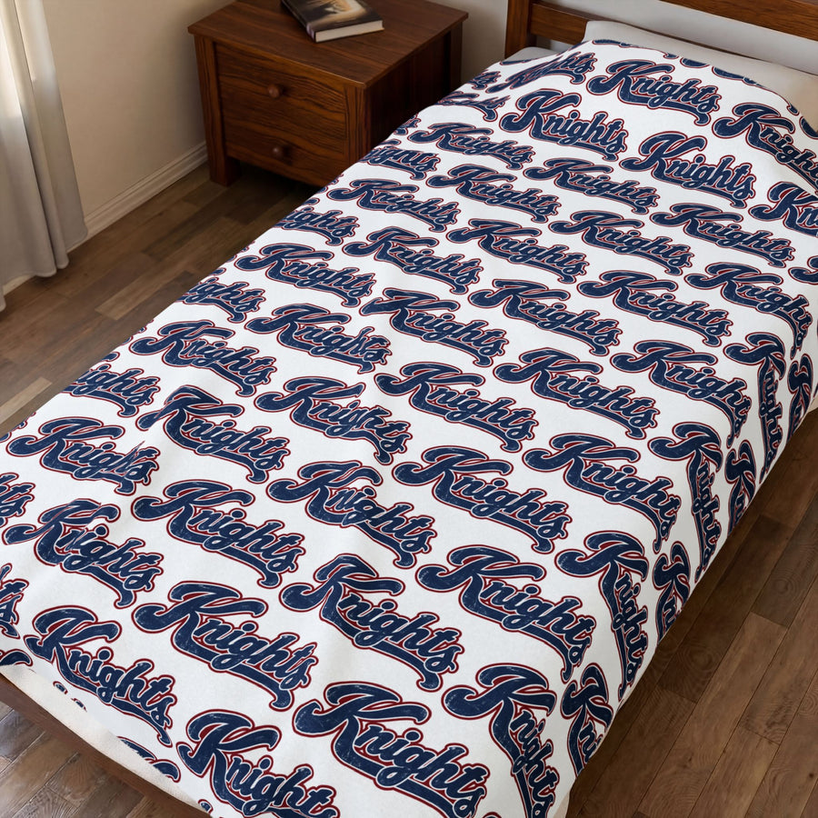 Knights Team Logo Cozy Throw