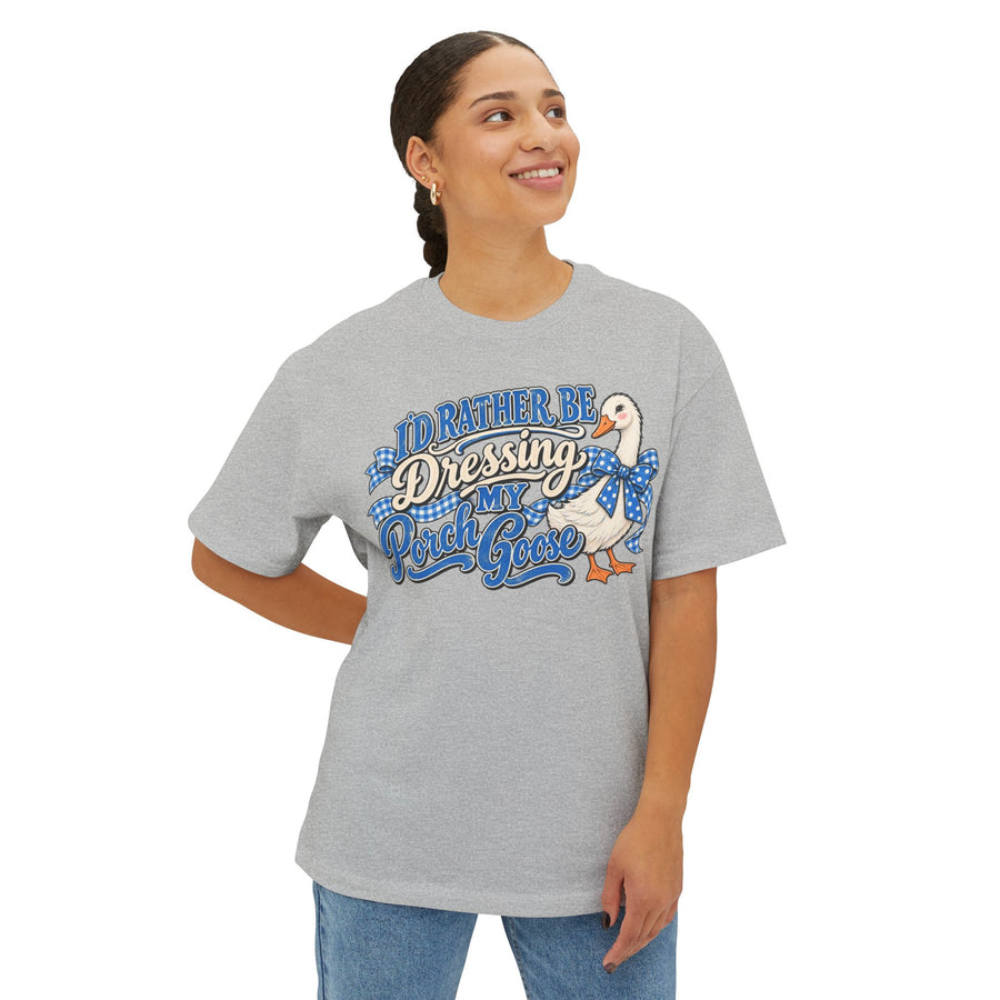 "Porch Goose" Oversized Tee