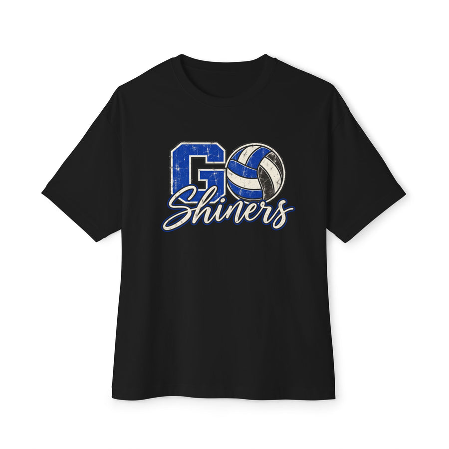"Go Shiners" Volleyball Oversized Tee