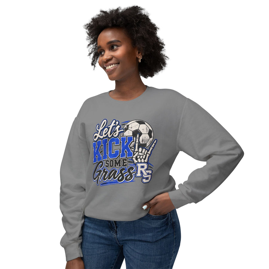 "Lets Kick Some Grass" Crewneck Sweatshirt