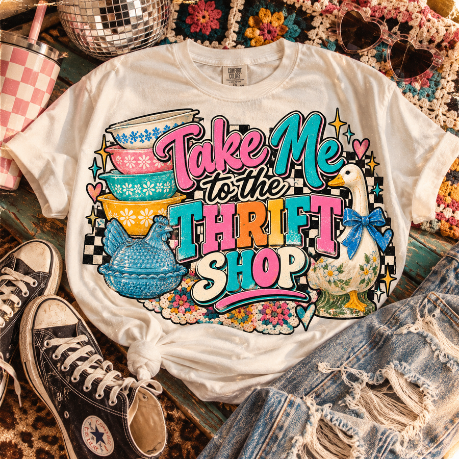 "Take Me to the Thrift Shop" Oversized Tee