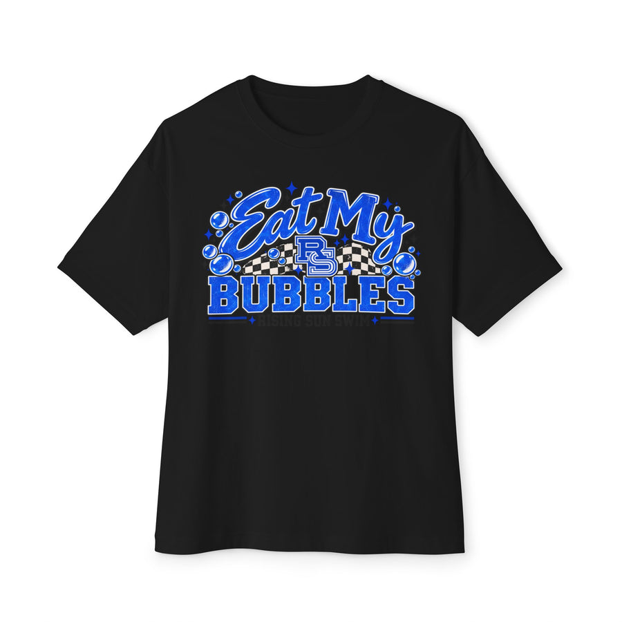 "Eat My Bubbles" Swim Oversized Tee
