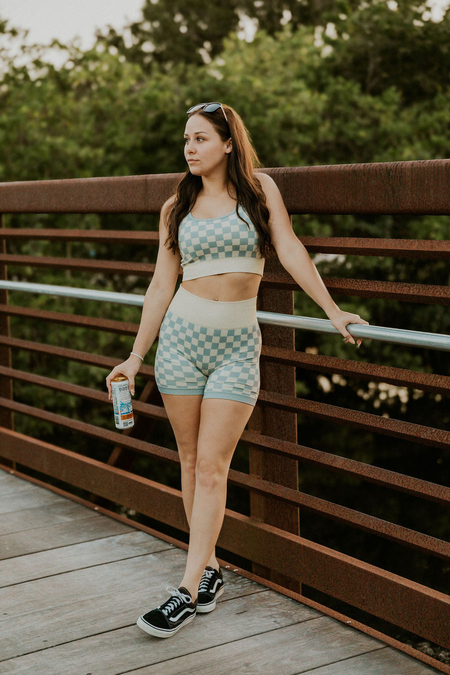 Checkered Gym Set