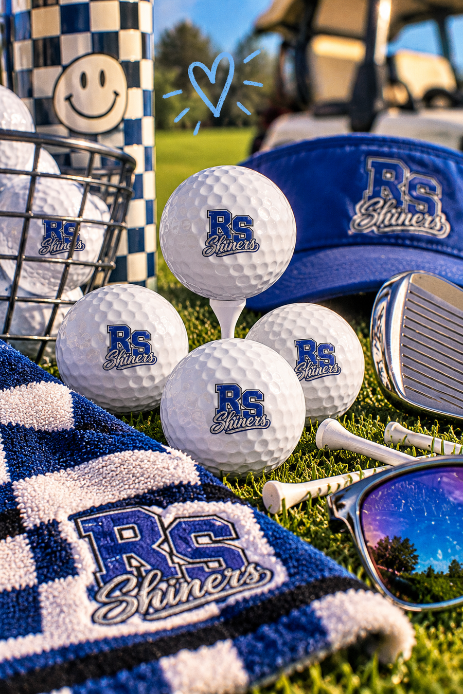 RS Shiners Golf Balls, 6pcs